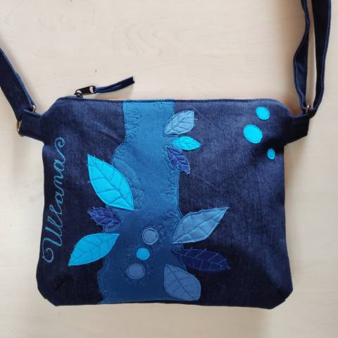 Torbica JEANS v modrem  1299